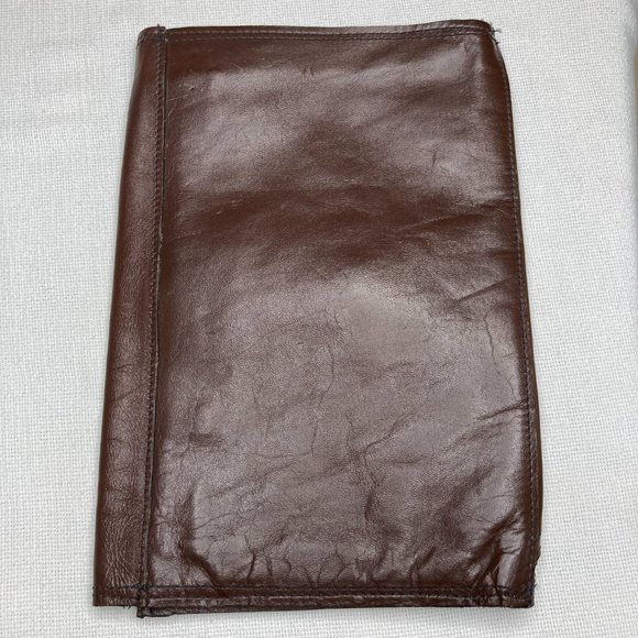 Leather Clutch Envelope Purse Vintage Brazilian - Picture 4 of 12